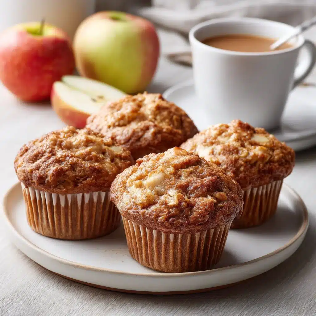 Guilt-Free Apple Cinnamon Greek Yogurt Muffins Recipe 3 Delicious Apple Cinnamon Greek Yogurt Muffins served fresh and healthy
