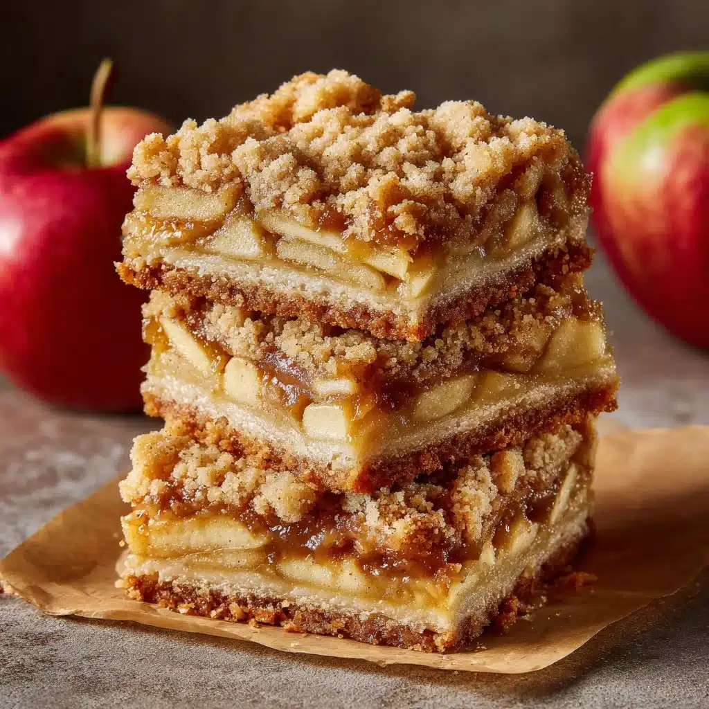 Delightful Apple Crumb Bars: A Sweet Treat to Savor 3 Delicious homemade Apple Crumb Bars with crumb topping and baked apples