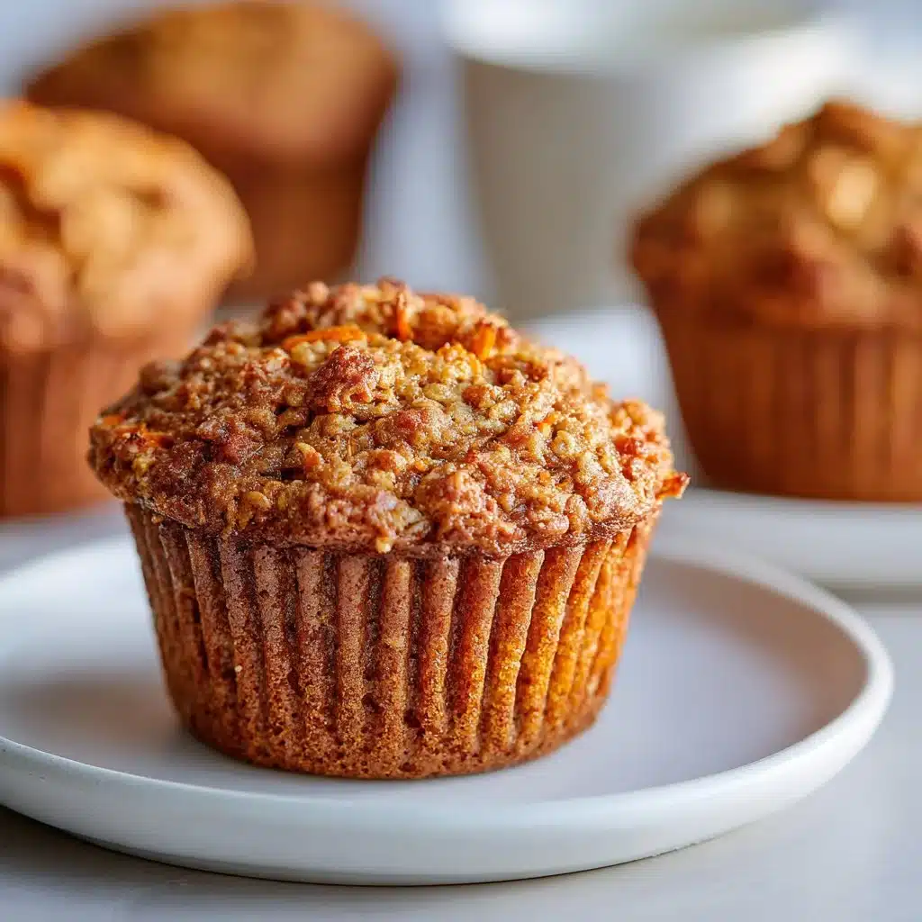 Easy One-Bowl Carrot Oatmeal Muffins 3 Deliciously easy one-bowl carrot oatmeal muffins baked fresh