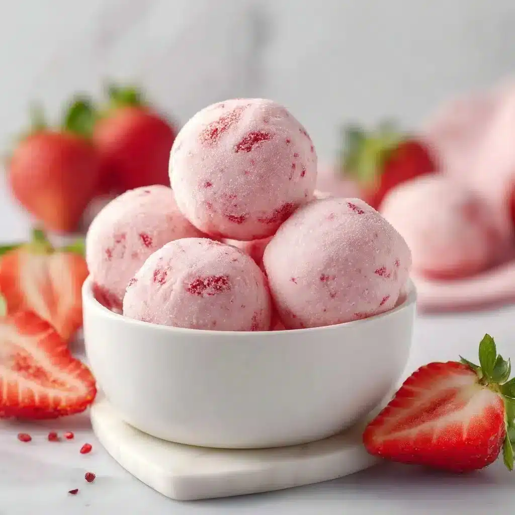Easy Strawberry Yogurt Bites 2 Easy strawberry yogurt bites for a healthy snack