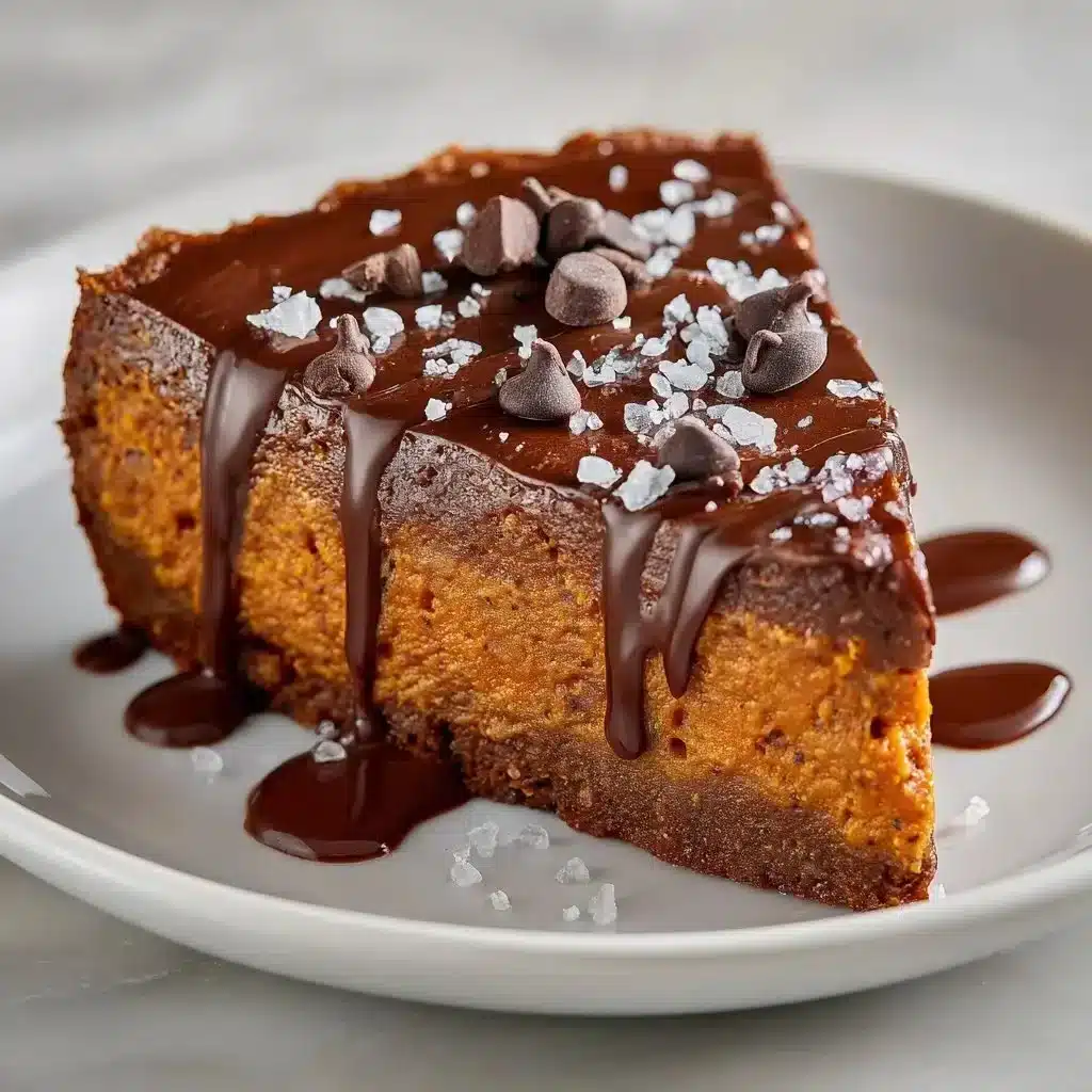 Healthy sweet potato chocolate cake slice on a plate
