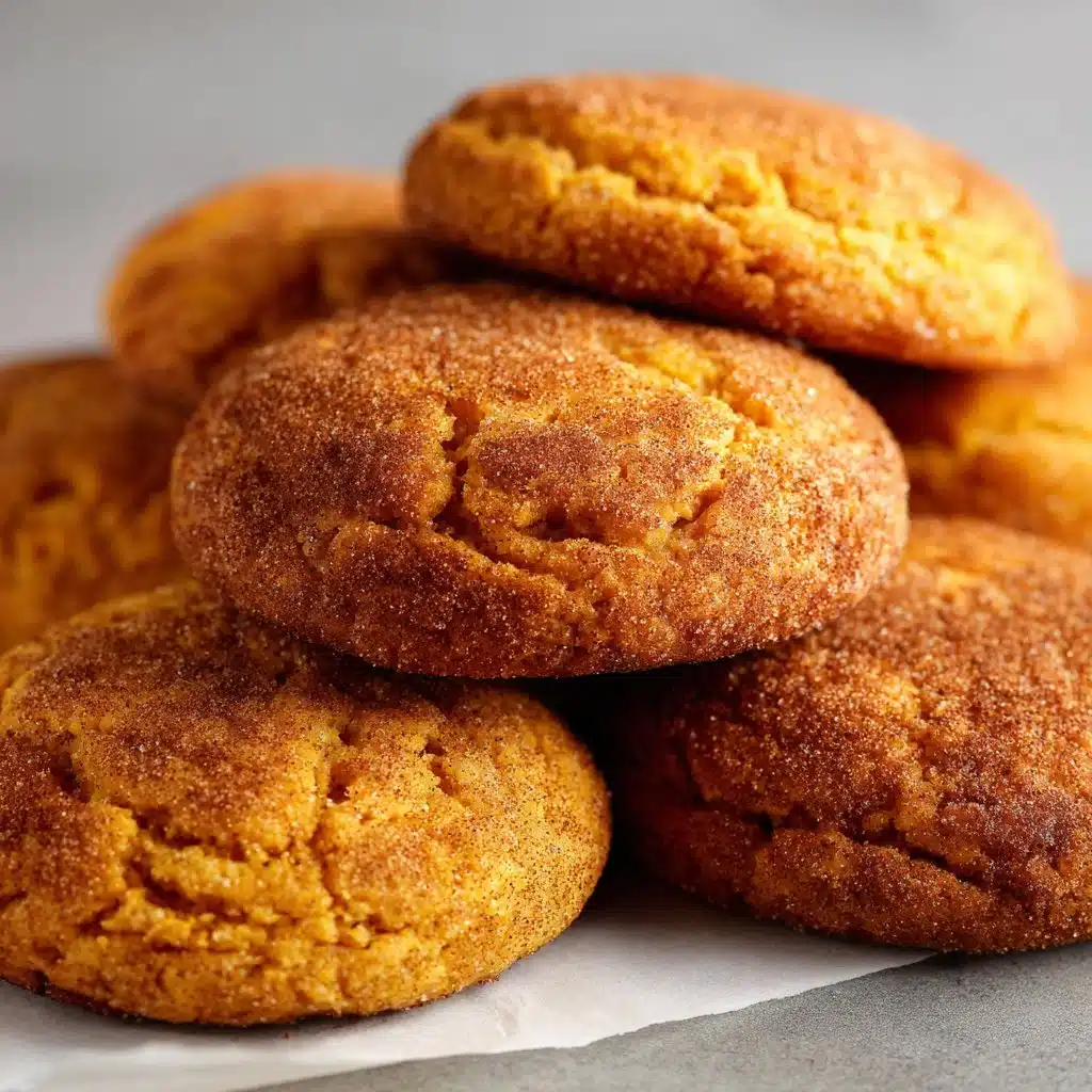 Freshly baked sweet potato snickerdoodles on a cooling rack