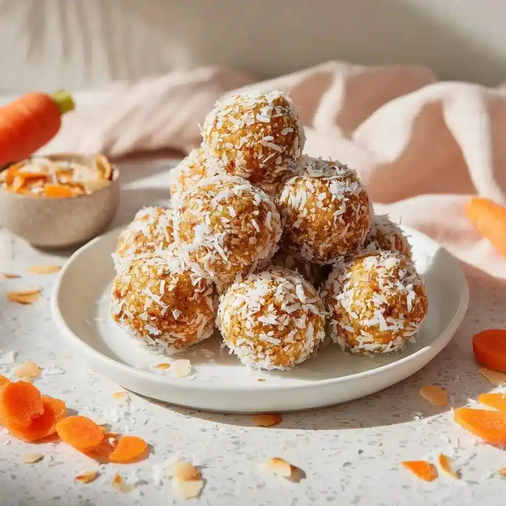 Nourishing Carrot Cake Energy Balls 3 Healthy Carrot Cake Energy Balls made with wholesome ingredients
