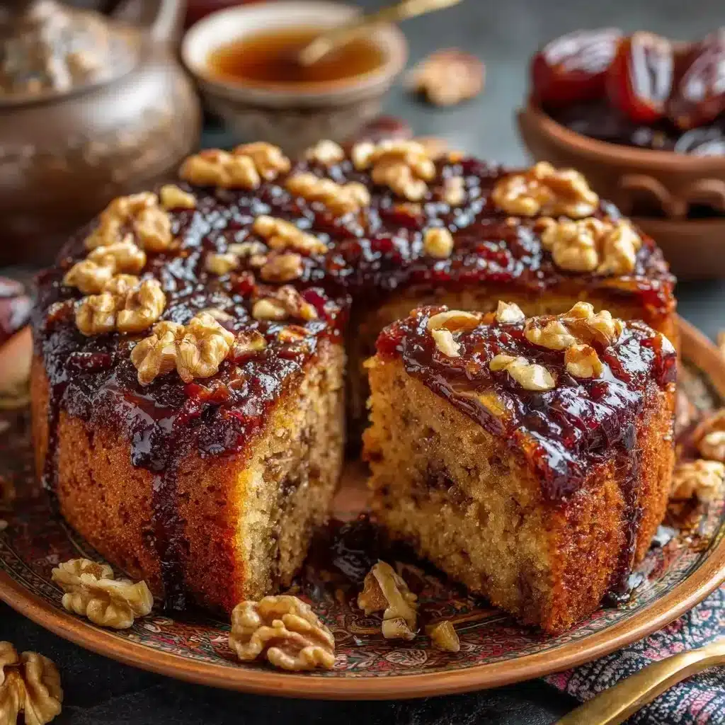 Date and Walnut Cake 3 Delicious date and walnut cake with rich flavor and texture for dessert lovers