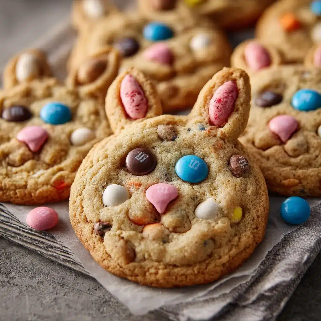 Holiday Bunny M&M Cookies
