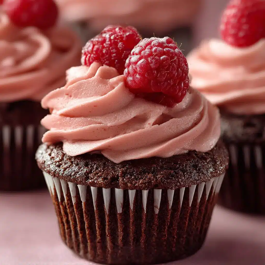 Chocolate Raspberry Cupcakes 4 Chocolate Raspberry Cupcakes