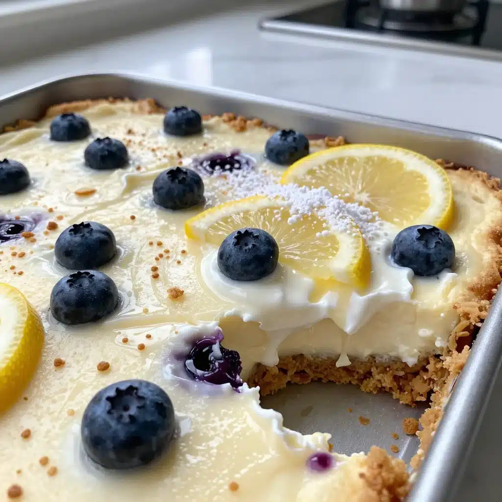 Healthy Mini Lemon Blueberry Cheesecakes