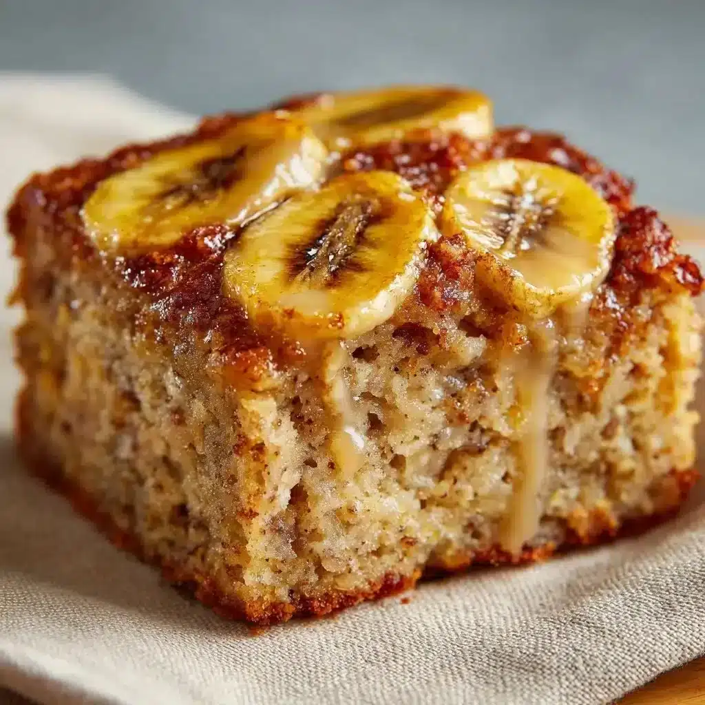 Mouthwatering Banana Bread Bars 2 Deliciously baked banana bread bars with a golden-brown crust
