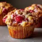 Strawberry Rhubarb Muffins to Brighten Your Day 5 strawberry rhubarb muffins 2026 03 15 232801 1