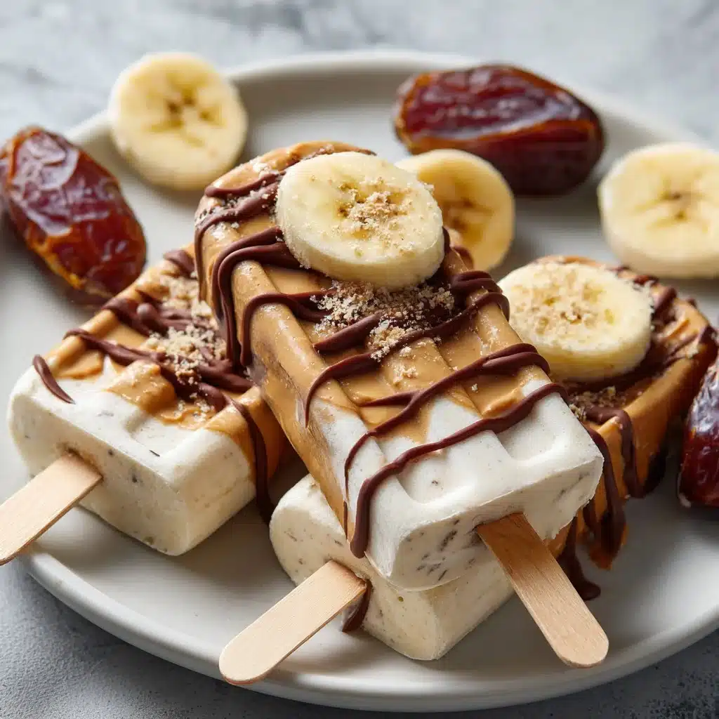 Homemade Creamy Chocolate Banana Popsicles 3 Delicious homemade creamy chocolate banana popsicles ready to enjoy.