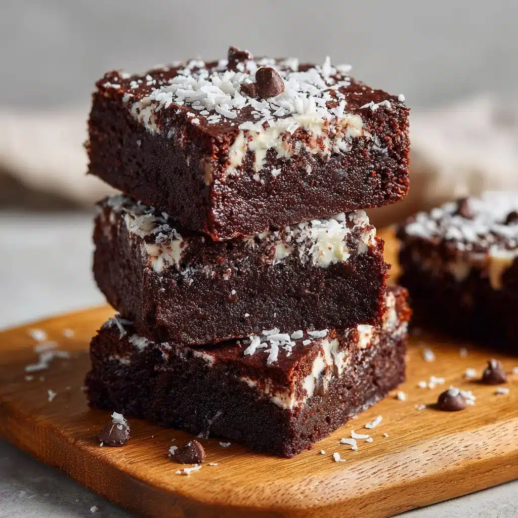 Irresistible Coconut Cream Brownies