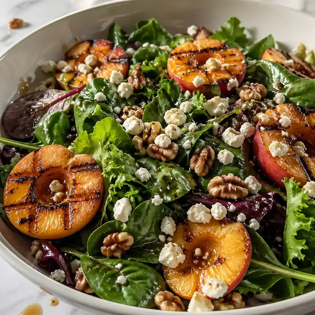 Irresistible Grilled Peach Salad 4 Irresistible Grilled Peach Salad