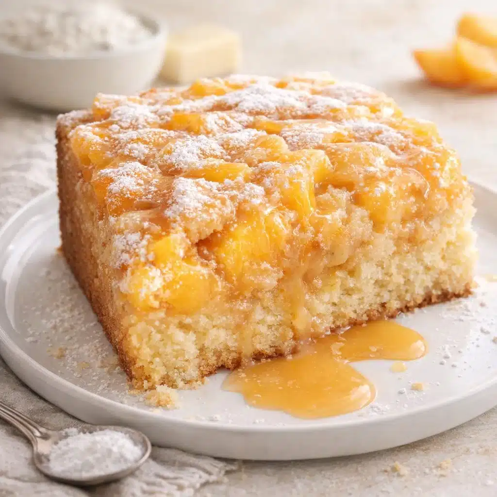 Irresistible Summer Peach Cake 3 Deliciously baked summer peach cake topped with fresh peaches