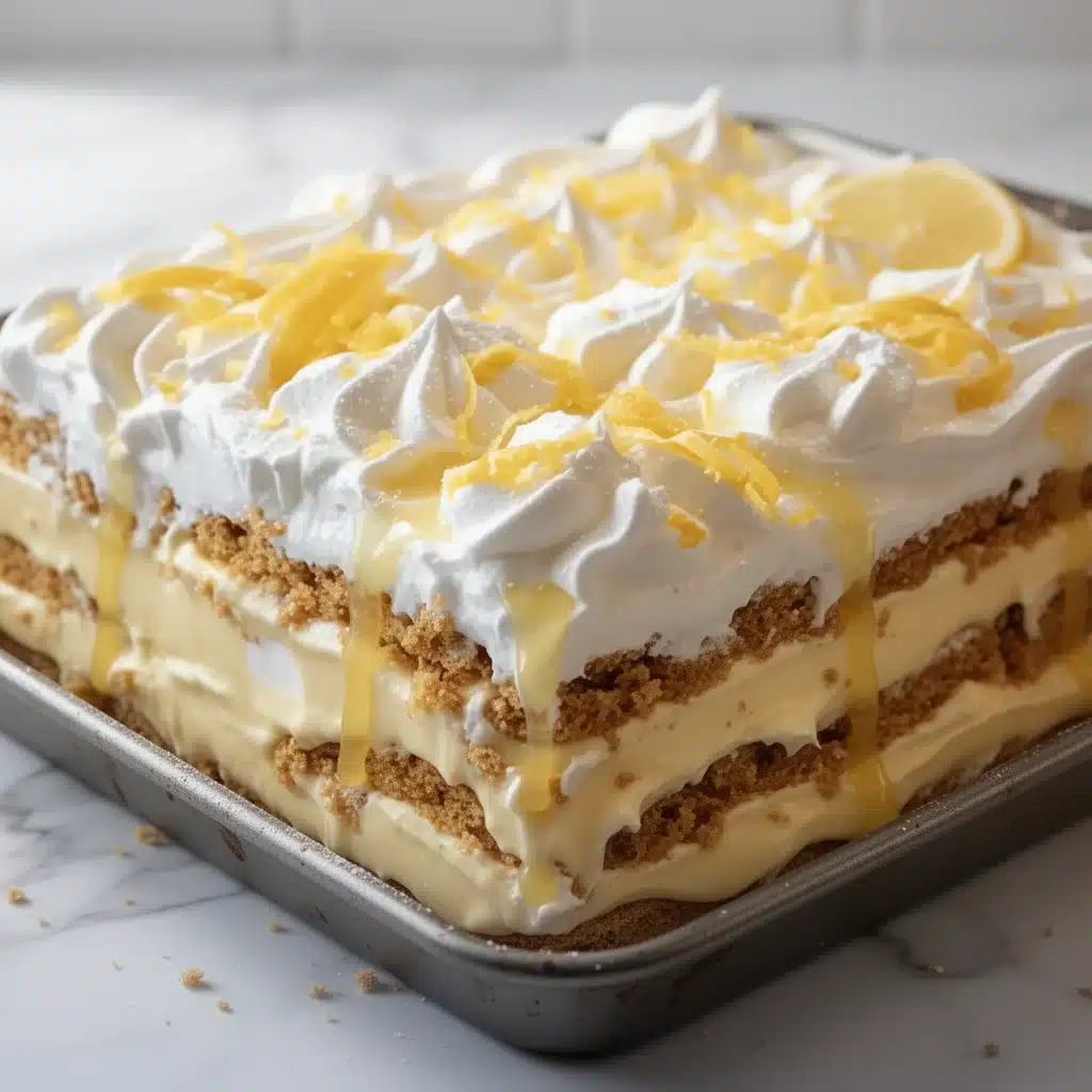 No-Bake Lemon Eclair Cake 4 No-Bake Lemon Eclair Cake
