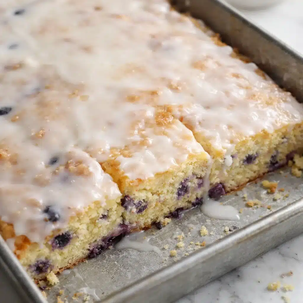 Sweet Sunshine: Lemon Blueberry Sheet Cake