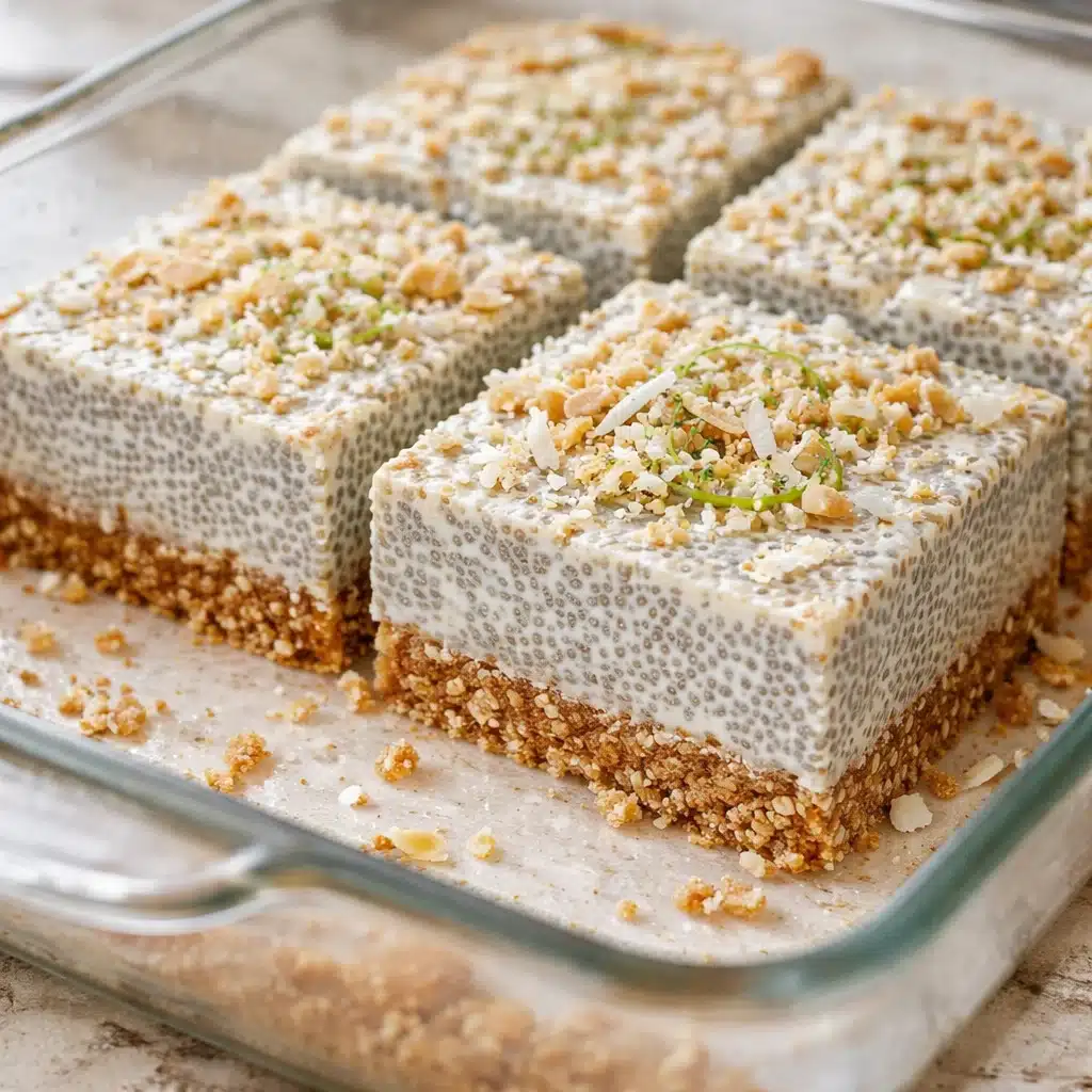 Zesty Coconut Lime Chia Pudding Bars 4 Zesty Coconut Lime Chia Pudding Bars