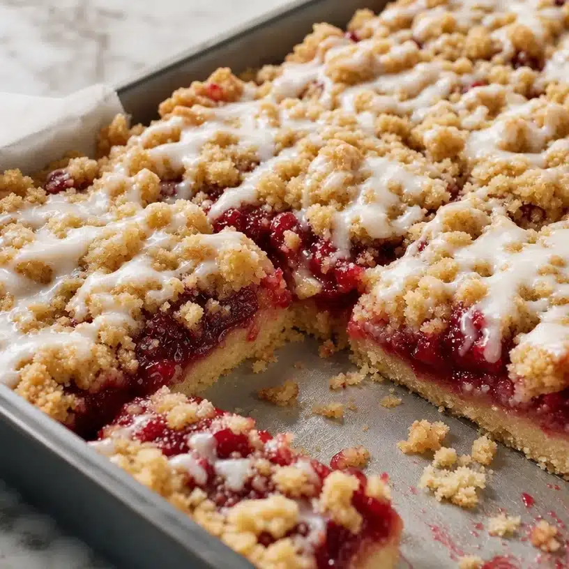 Cranberry Crumble Bars 4 Cranberry Crumble Bars