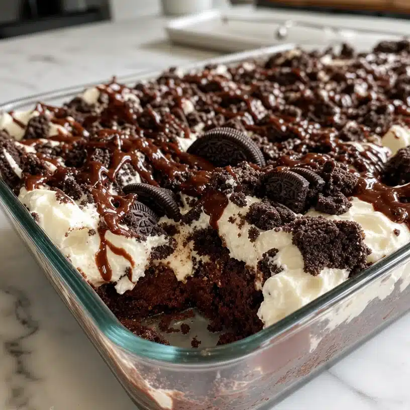 Decadent Chocolate Oreo Cheesecake Brownie Trifle Recipe 4 Decadent Chocolate Oreo Cheesecake Brownie Trifle Recipe