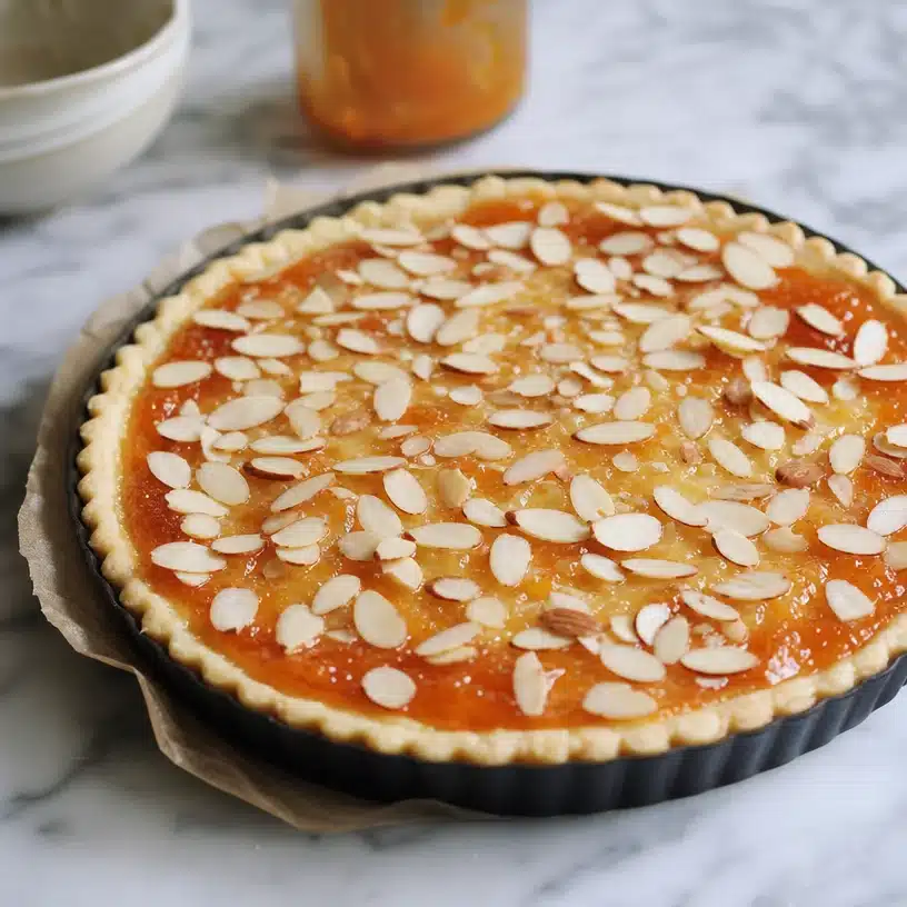 Delightful Apricot Almond Tart