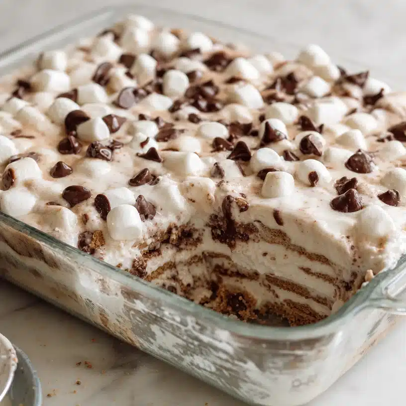 Delightfully Decadent S'mores Icebox Cake 4 Delightfully Decadent S'mores Icebox Cake