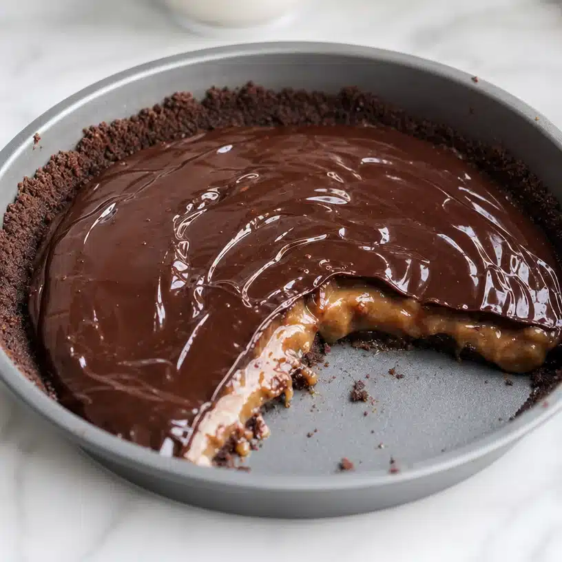 Easy Chocolate Caramel Tart 4 Easy Chocolate Caramel Tart