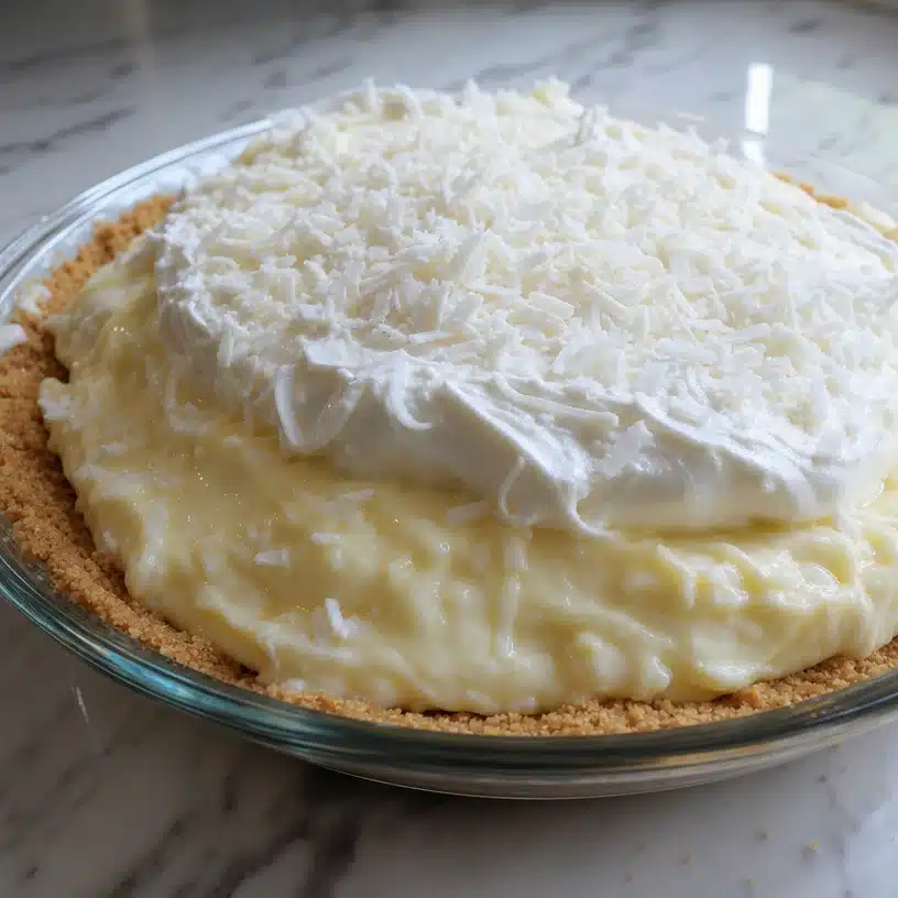 Easy No Bake Coconut Cream Pie 4 Easy No Bake Coconut Cream Pie