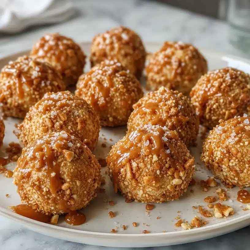 Irresistibly Easy Salted Caramel Pretzel Cheesecake Balls 4 Irresistibly Easy Salted Caramel Pretzel Cheesecake Balls