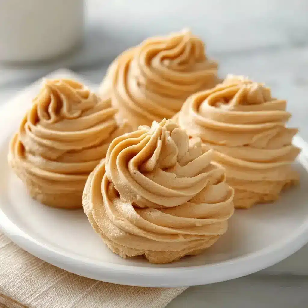 Delicious creamy freezer peanut butter whips dessert in a bowl