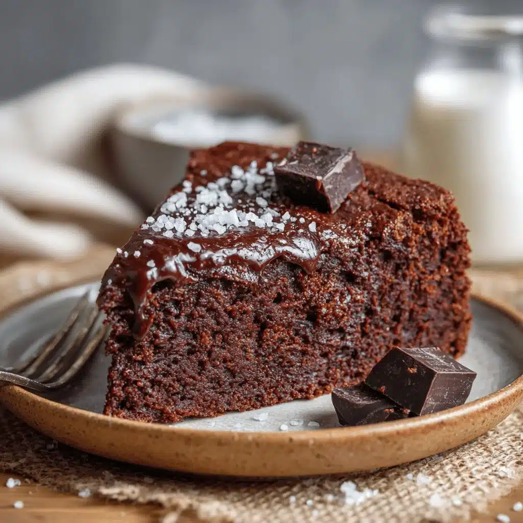 Oat-Powered Chocolate Cake: Oil-Free, Guilt-Free Indulgence 2 Oil-free oat-powered chocolate cake topped with rich chocolate frosting