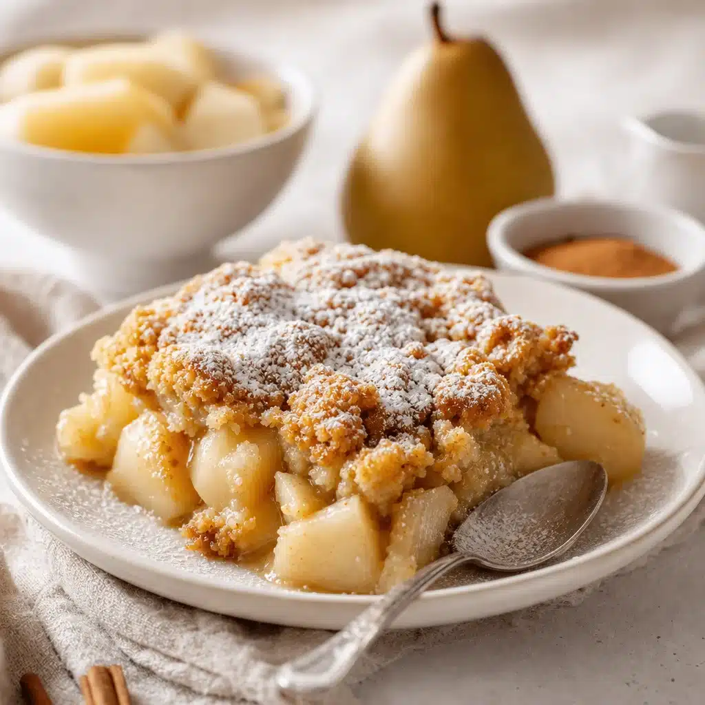Cozy Pear Dump Cake for Any Occasion